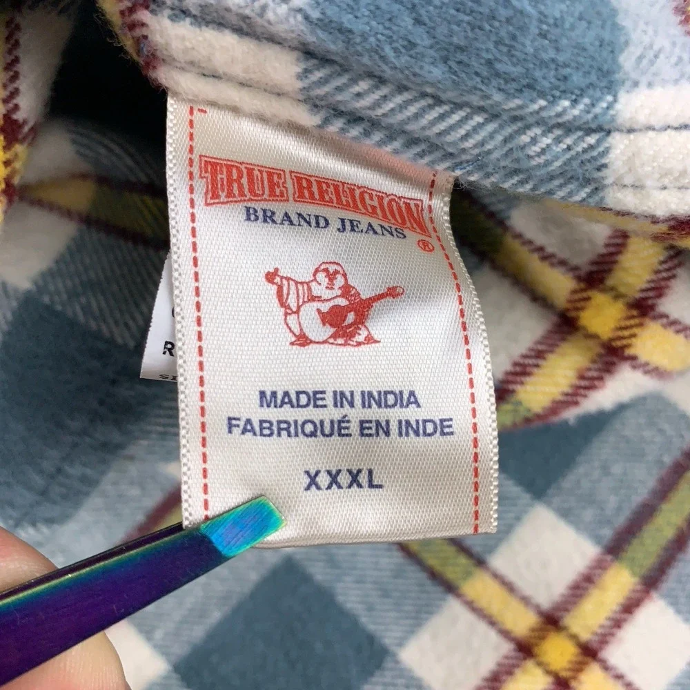 True Religion tag size